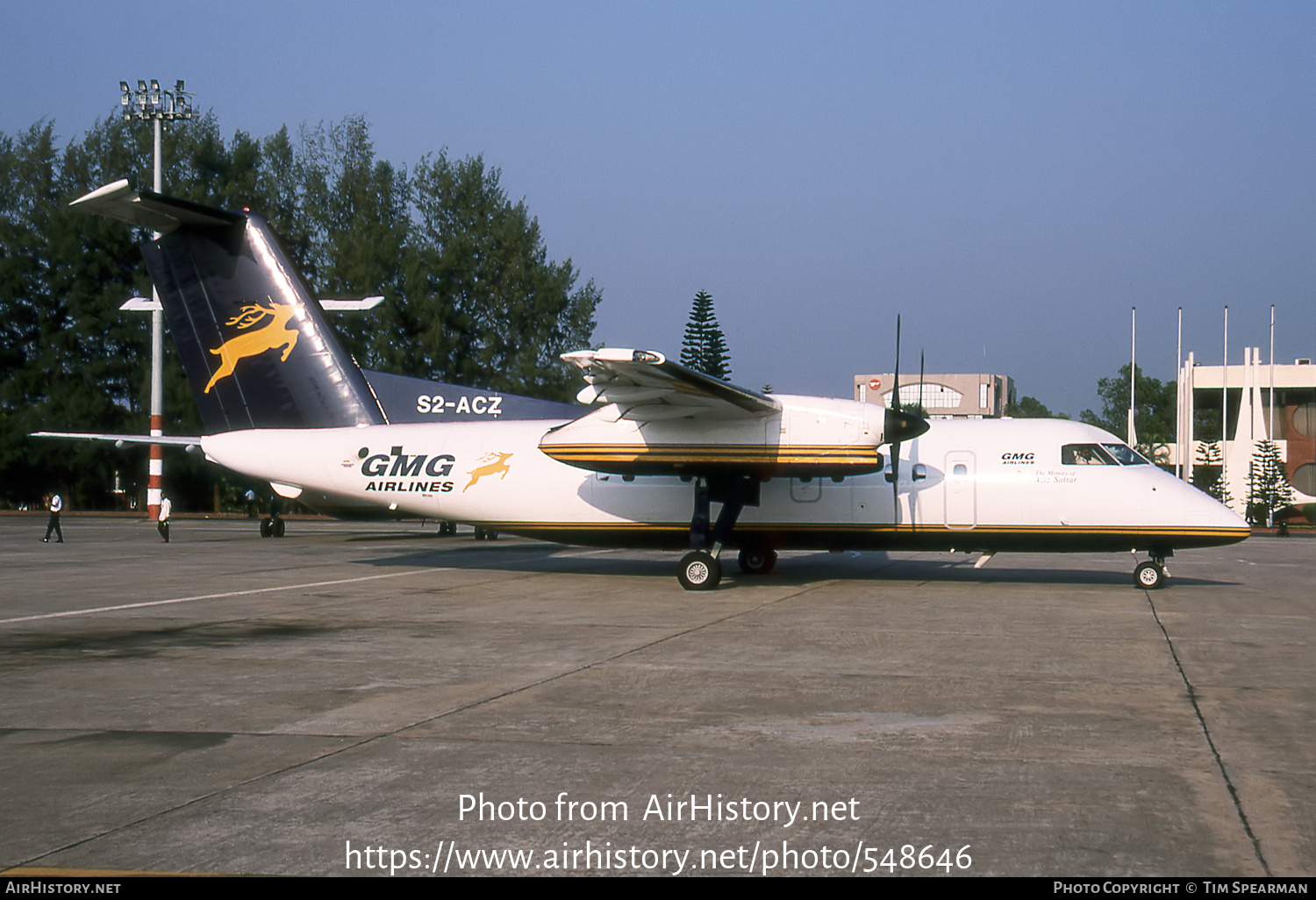 Aircraft Photo of S2-ACZ | De Havilland Canada DHC-8-102A Dash 8 | GMG Airlines | AirHistory.net #548646