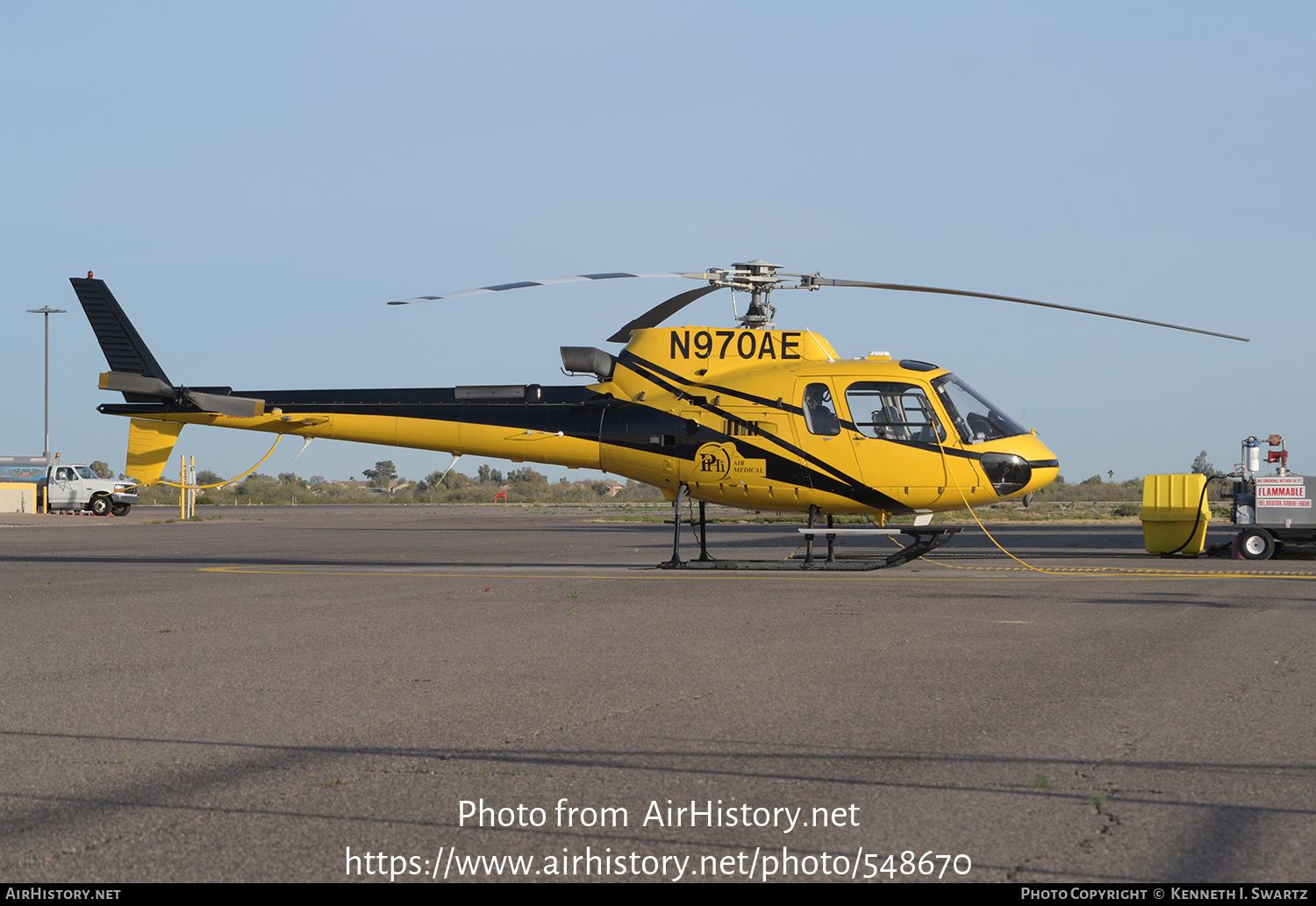 Aircraft Photo of N970AE | Aerospatiale AS-350B-3 Ecureuil | PHI Air Medical | AirHistory.net #548670