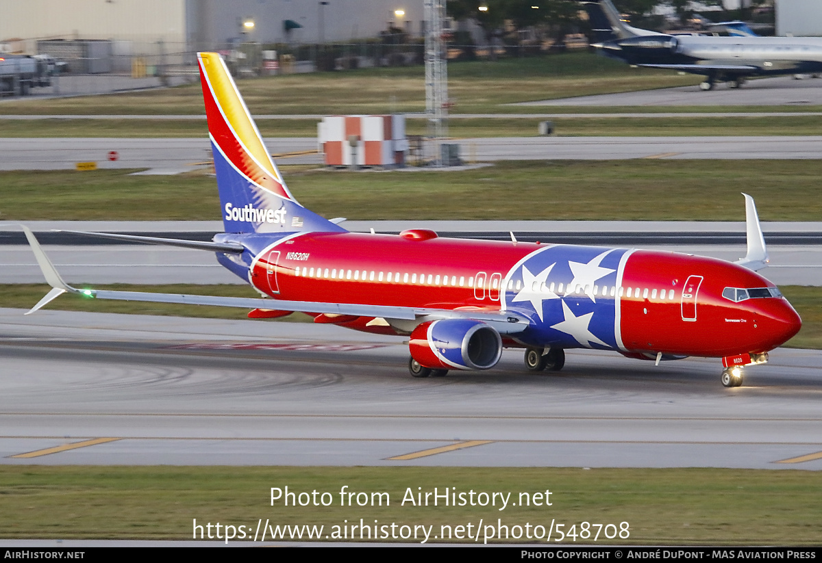 Aircraft Photo Of N8620H | Boeing 737-8H4 | Southwest Airlines ...