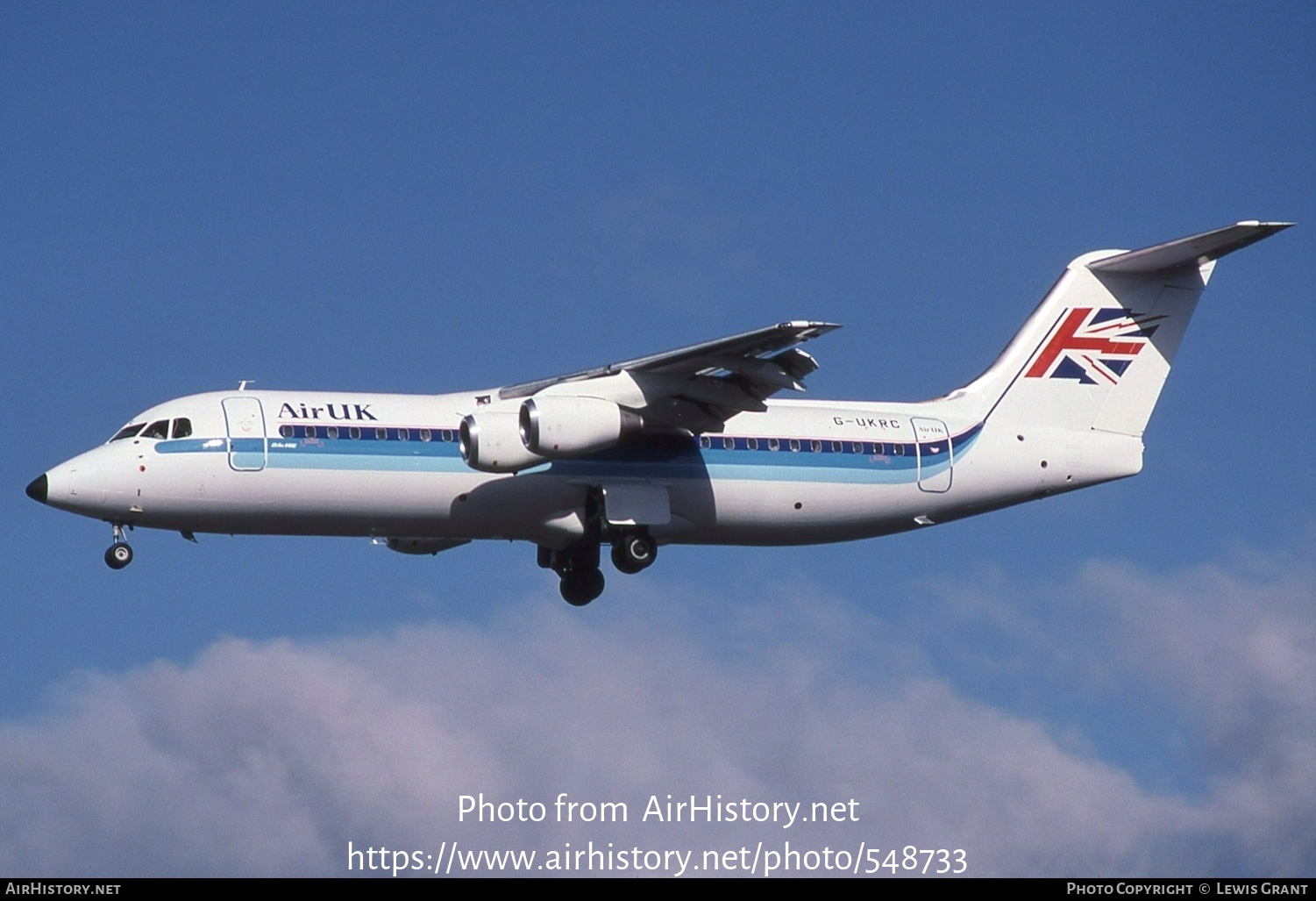 Aircraft Photo of G-UKRC | British Aerospace BAe-146-300 | Air UK | AirHistory.net #548733