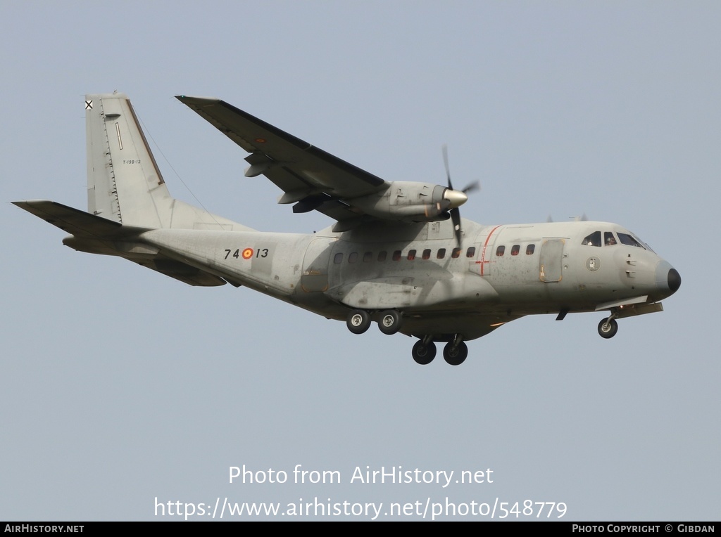 Aircraft Photo of T.19B-13 | CASA/IPTN CN235M-100 | Spain - Air Force | AirHistory.net #548779