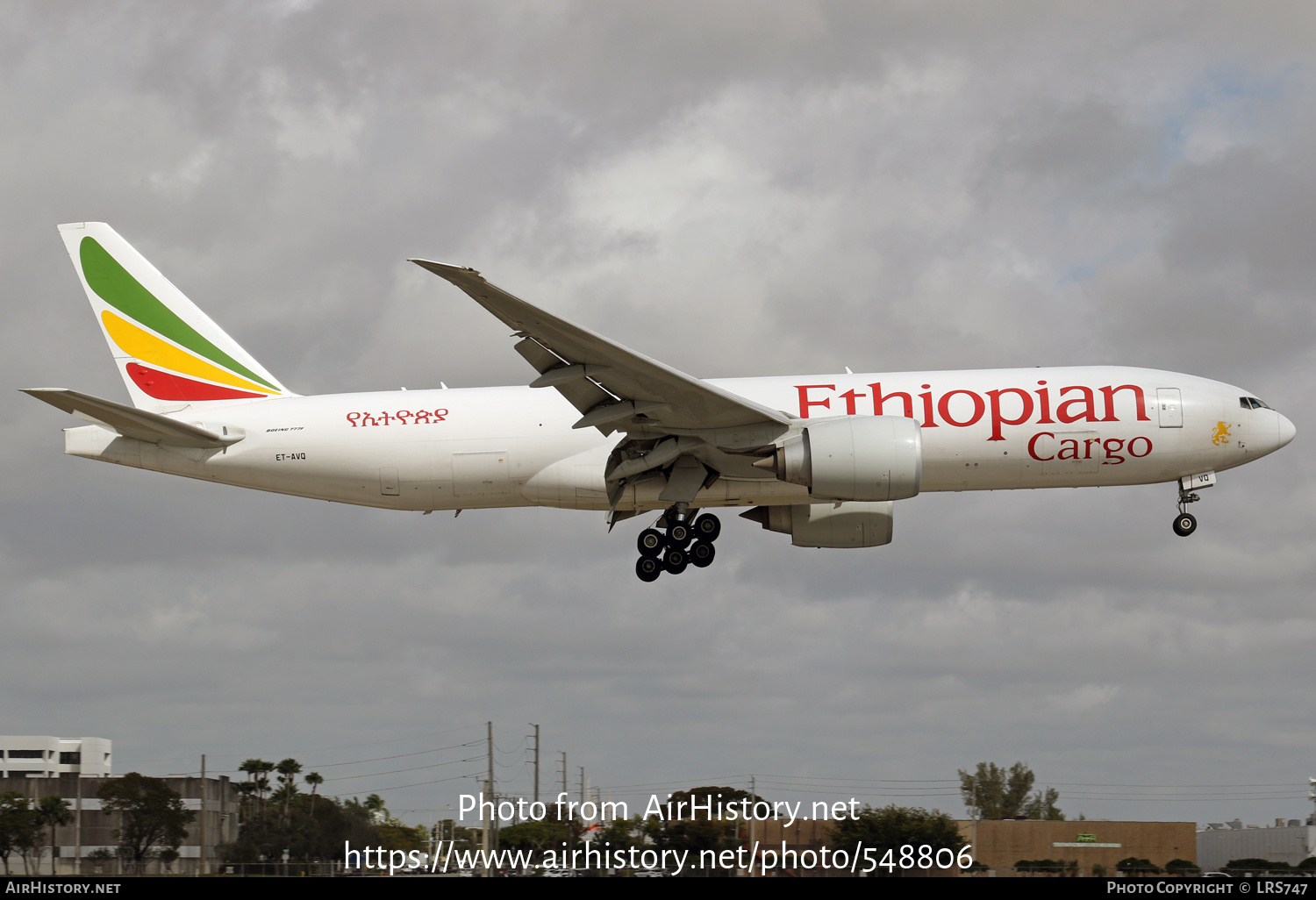 Aircraft Photo of ET-AVQ | Boeing 777-F | Ethiopian Airlines Cargo | AirHistory.net #548806