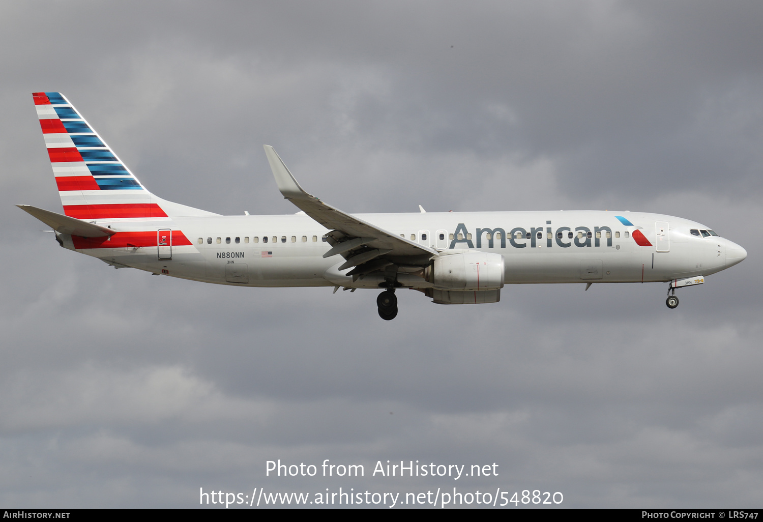 Aircraft Photo of N880NN | Boeing 737-823 | American Airlines | AirHistory.net #548820