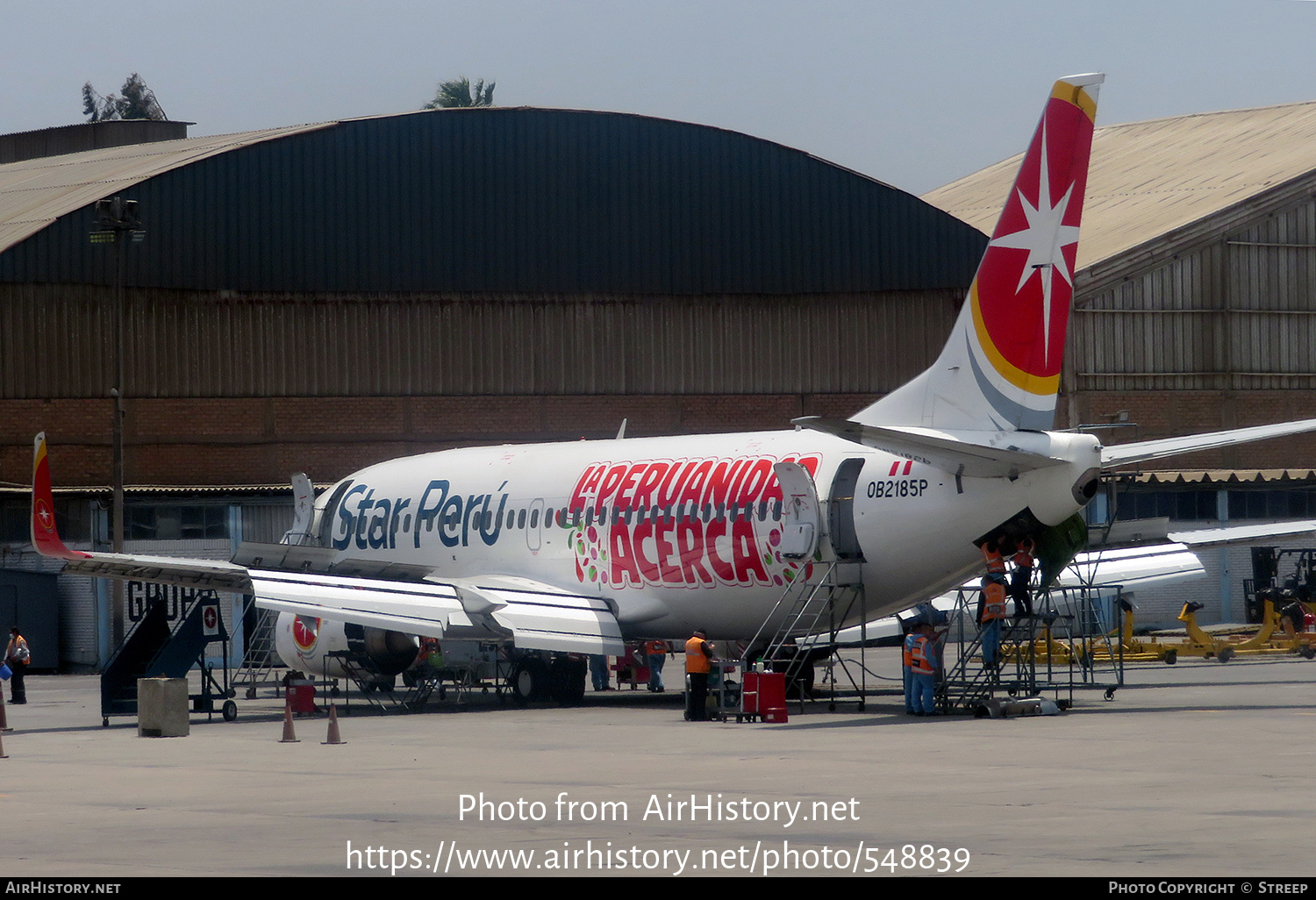 Aircraft Photo of OB2185P | Boeing 737-3H4 | Star Perú | AirHistory.net #548839