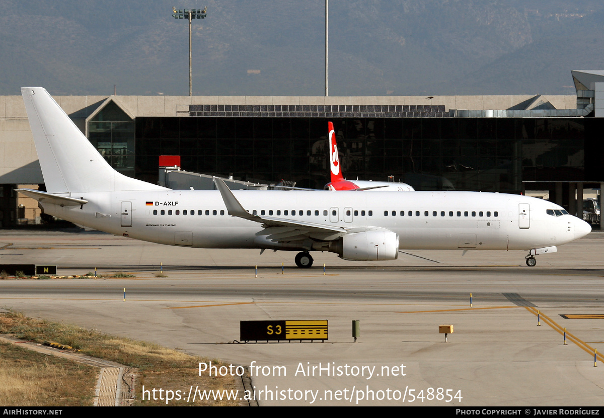 Aircraft Photo of D-AXLF | Boeing 737-8Q8 | AirHistory.net #548854