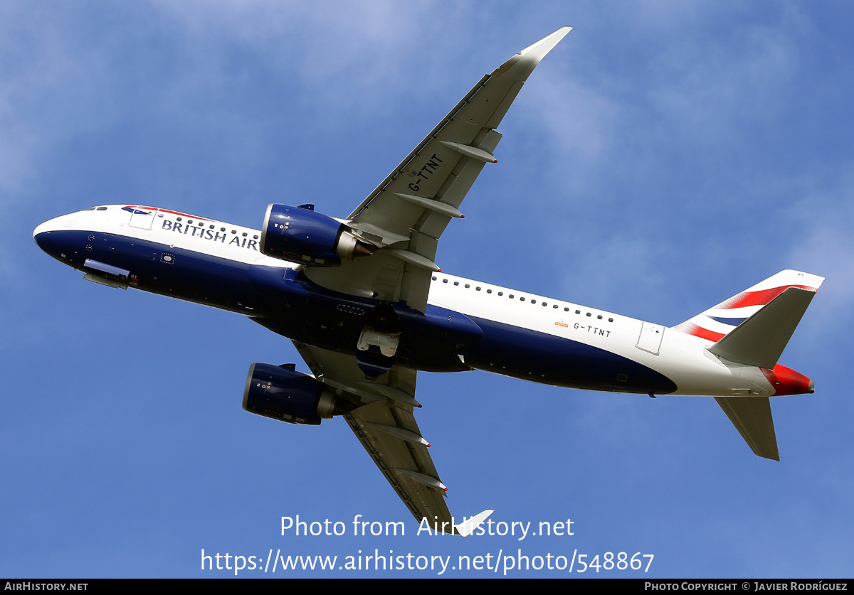 Aircraft Photo of G-TTNT | Airbus A320-251N | AirHistory.net #548867