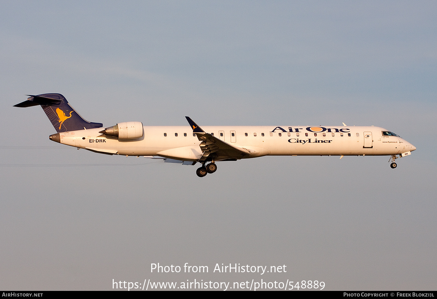 Aircraft Photo of EI-DRK | Bombardier CRJ-900ER (CL-600-2D24) | Air One CityLiner | AirHistory.net #548889