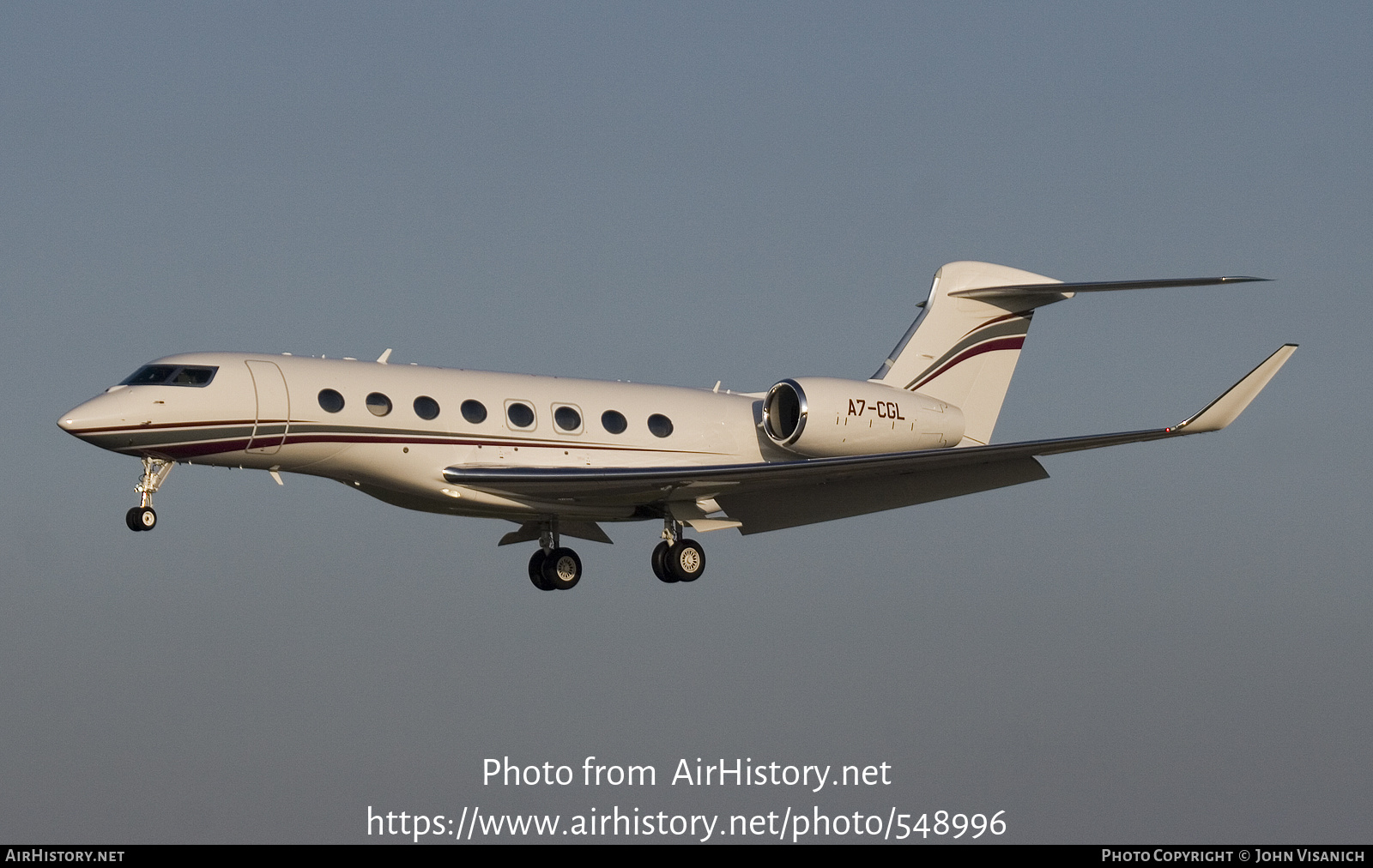 Aircraft Photo of A7-CGL | Gulfstream Aerospace G650ER (G-VI) | AirHistory.net #548996