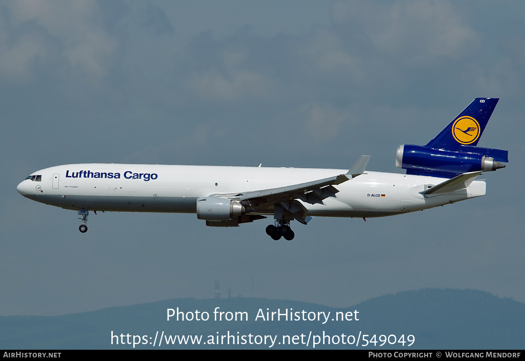 Aircraft Photo of D-ALCD | McDonnell Douglas MD-11F | Lufthansa Cargo | AirHistory.net #549049