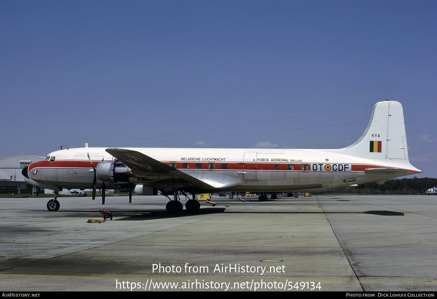 Aircraft Photo of KY4 | Douglas DC-6A | Belgium - Air Force | AirHistory.net #549134