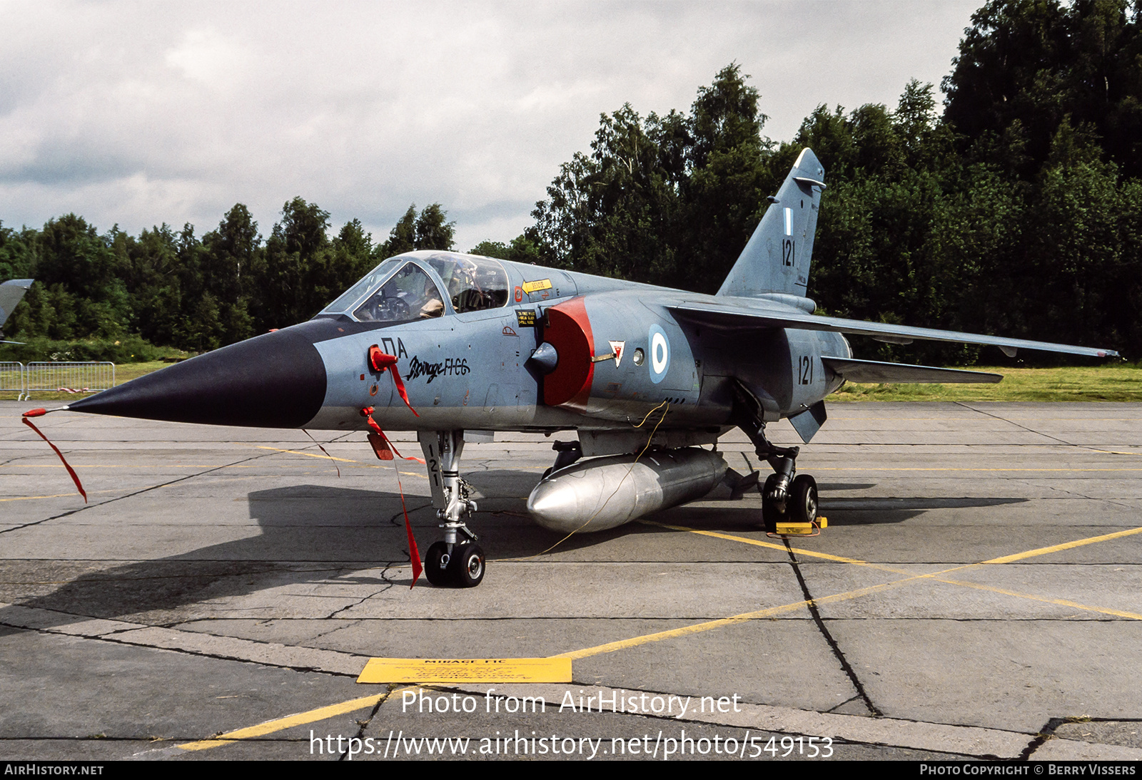 Aircraft Photo of 121 | Dassault Mirage F1CG | Greece - Air Force | AirHistory.net #549153