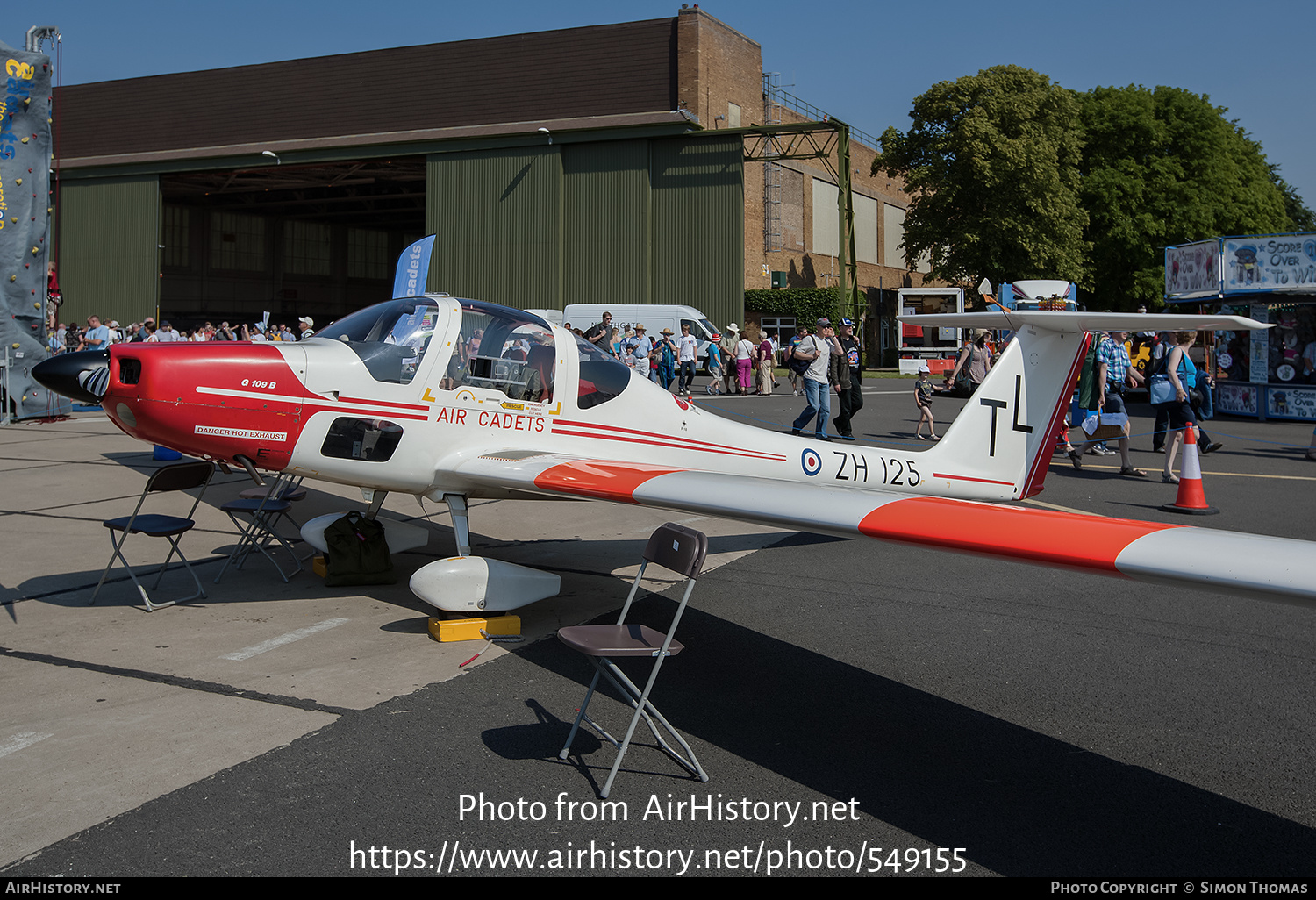 Aircraft Photo of ZH125 | Grob G-109B Vigilant T1 | UK - Air Force | AirHistory.net #549155