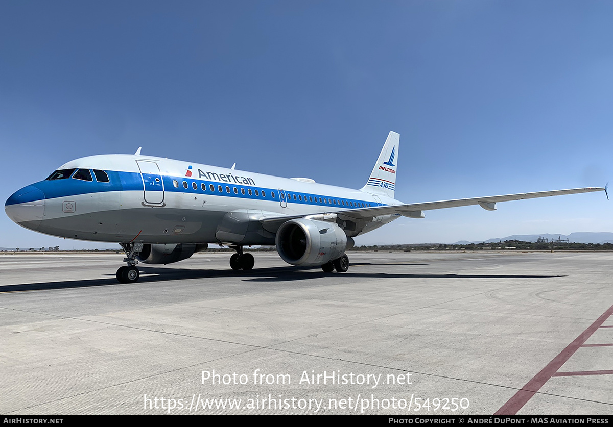 Aircraft Photo of N744P | Airbus A319-112 | American Airlines | Piedmont Airlines | AirHistory.net #549250