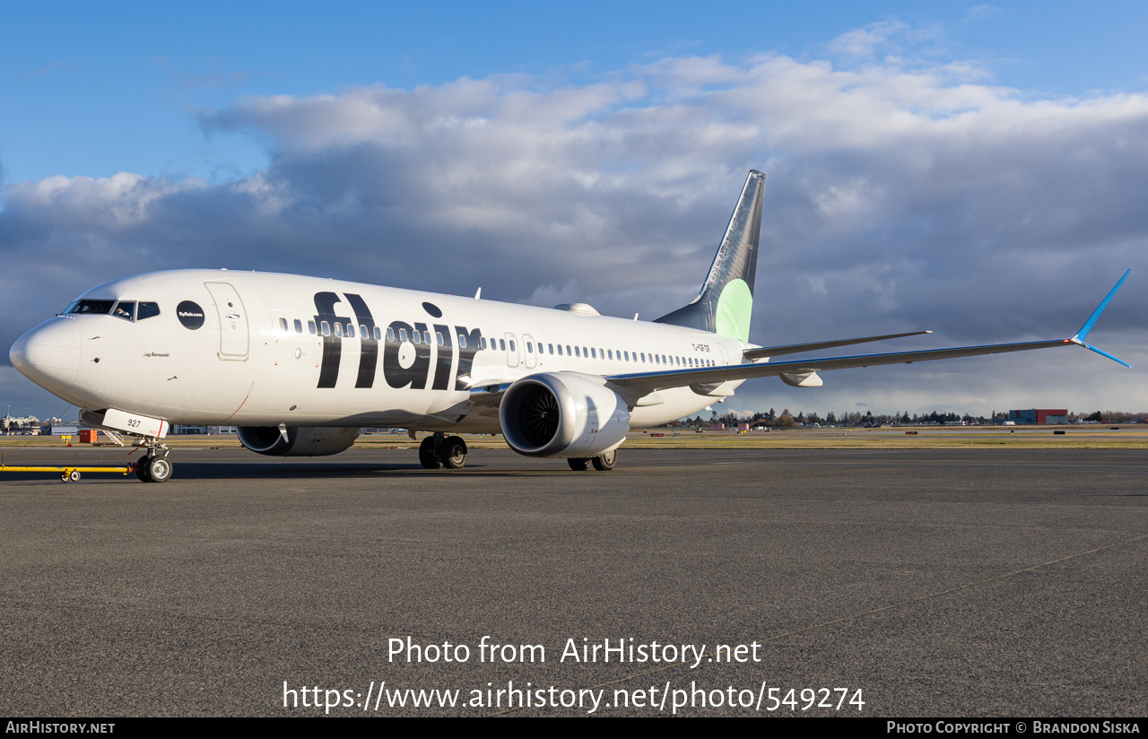 Aircraft Photo of C-GFOF | Boeing 737-8 Max 8 | Flair Airlines | AirHistory.net #549274