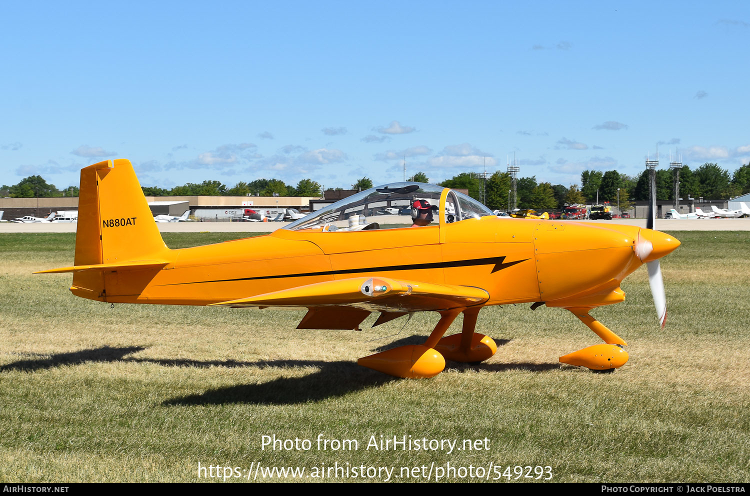 Aircraft Photo of N880AT | Van's RV-8A | AirHistory.net #549293