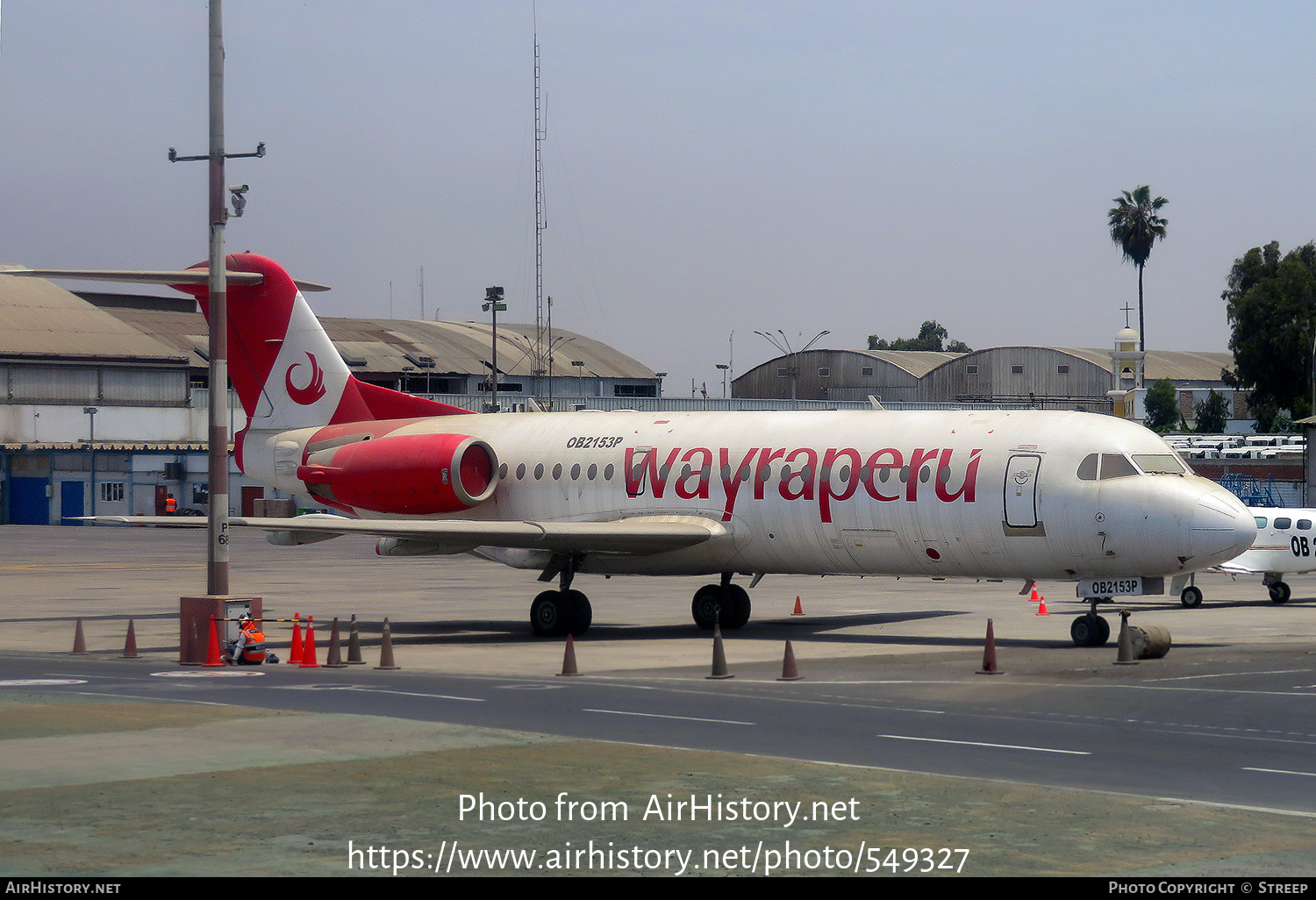 Aircraft Photo of OB2153P | Fokker 70 (F28-0070) | Wayraperú | AirHistory.net #549327