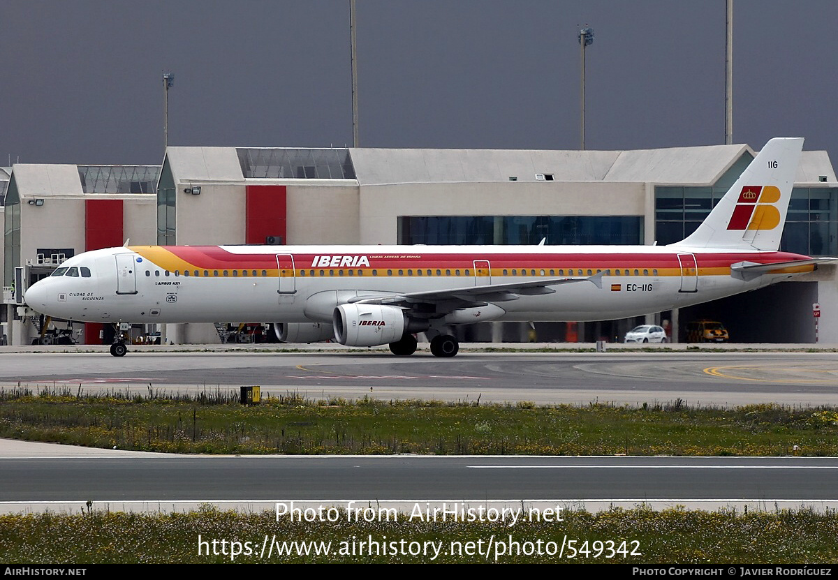 Aircraft Photo of EC-IIG | Airbus A321-211 | Iberia | AirHistory.net #549342