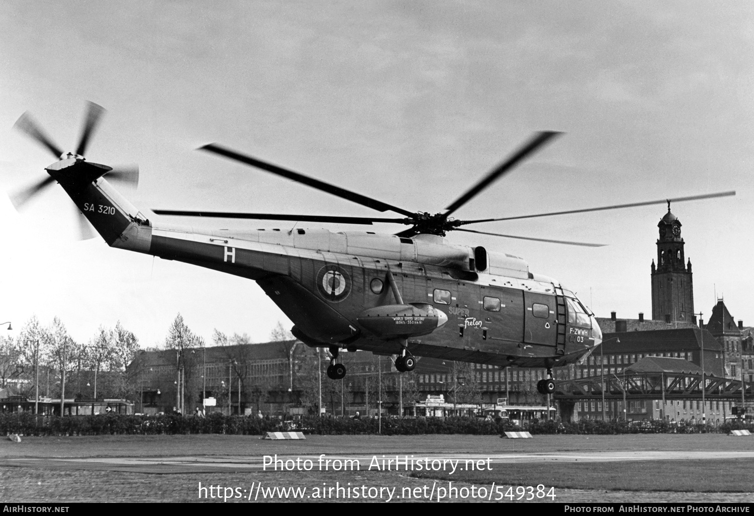 Aircraft Photo of F-ZWWH | Sud SA-3210 Super Frelon | France - Navy | AirHistory.net #549384