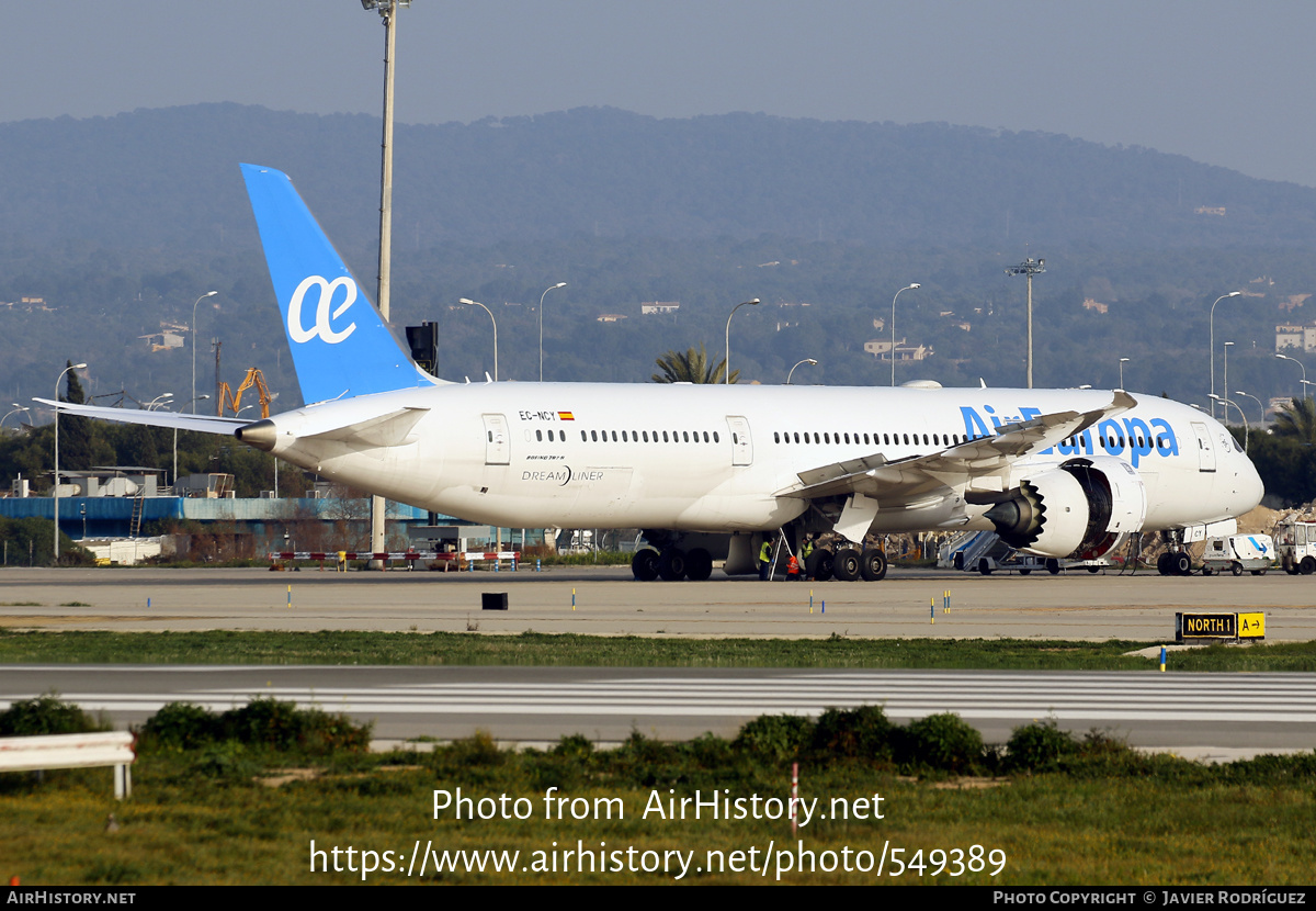 Aircraft Photo of EC-NCY | Boeing 787-9 Dreamliner | Air Europa | AirHistory.net #549389