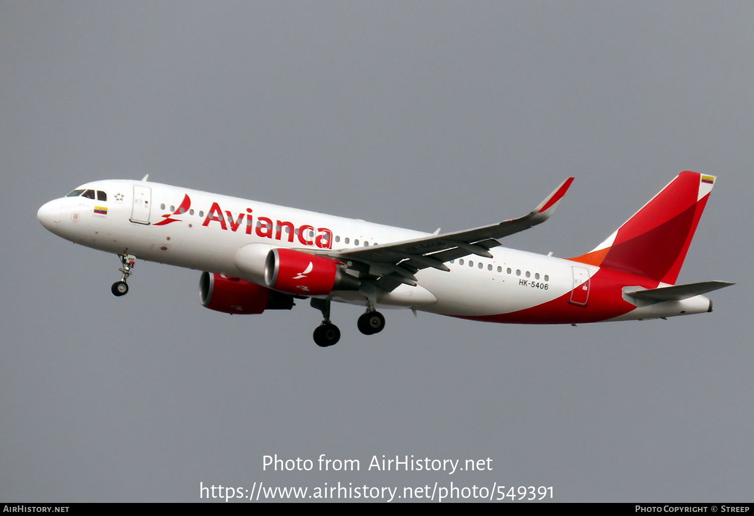 Aircraft Photo of HK-5406 | Airbus A320-214 | Avianca | AirHistory.net #549391