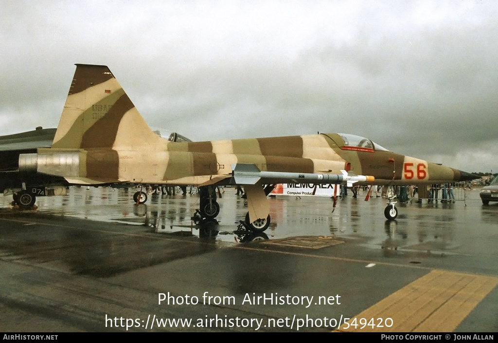 Aircraft Photo of 74-1556 / 01556 | Northrop F-5E Tiger II | USA - Air Force | AirHistory.net #549420