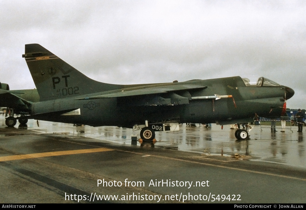 Aircraft Photo of 73-1002 / AF73-002 | LTV A-7D Corsair II | USA - Air Force | AirHistory.net #549422