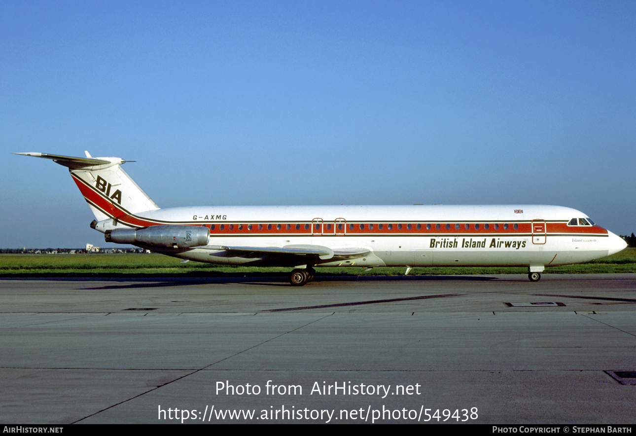 Aircraft Photo of G-AXMG | BAC 111-518FG One-Eleven | British Island Airways - BIA | AirHistory.net #549438