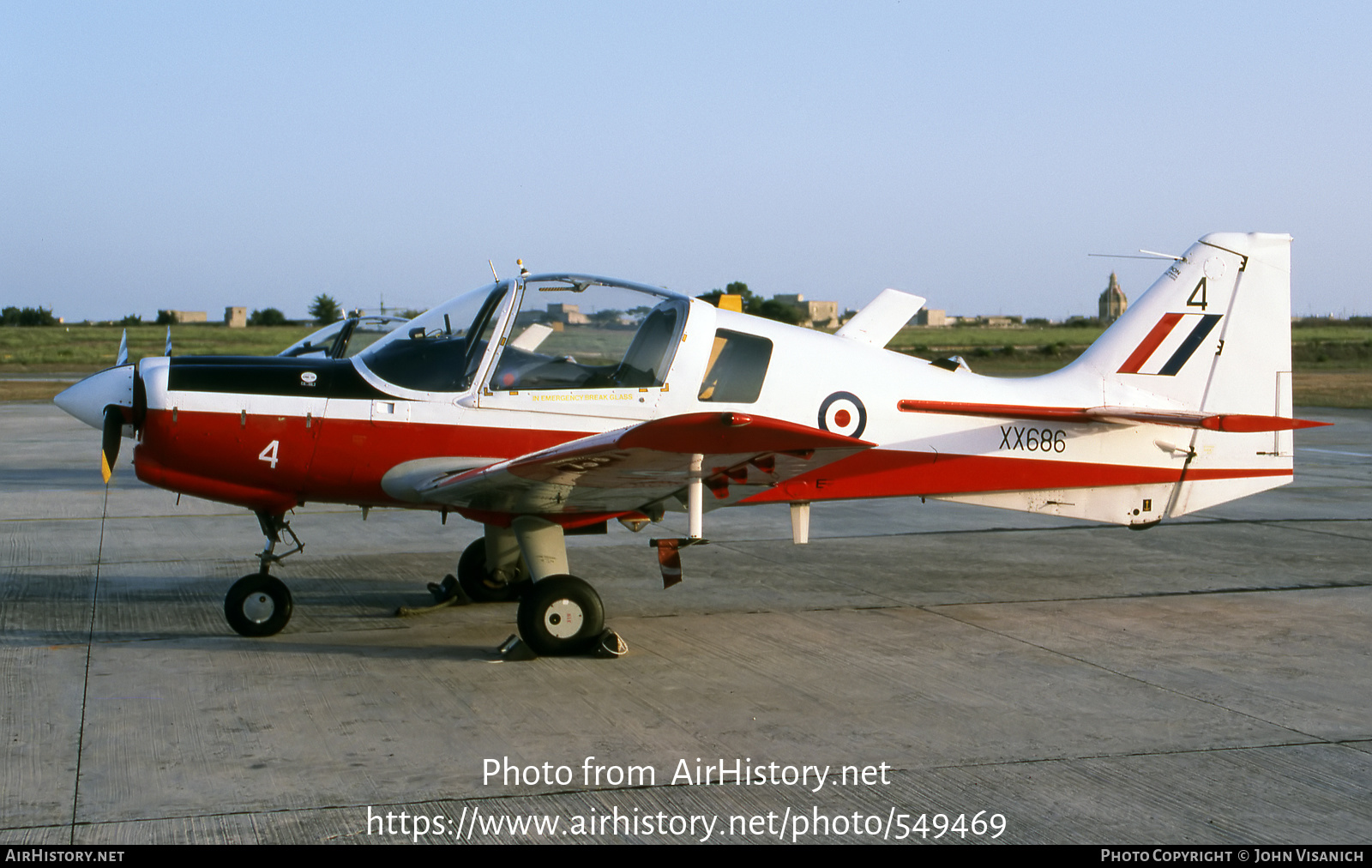 Aircraft Photo of XX686 | Scottish Aviation Bulldog T1 | UK - Air Force | AirHistory.net #549469