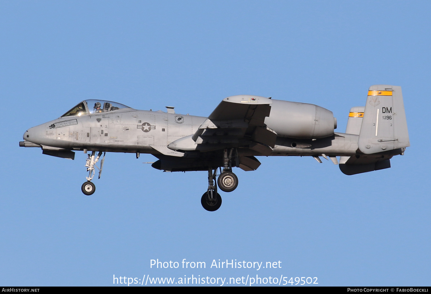 Aircraft Photo of 79-0196 / AF79-196 | Fairchild A-10C Thunderbolt II | USA - Air Force | AirHistory.net #549502