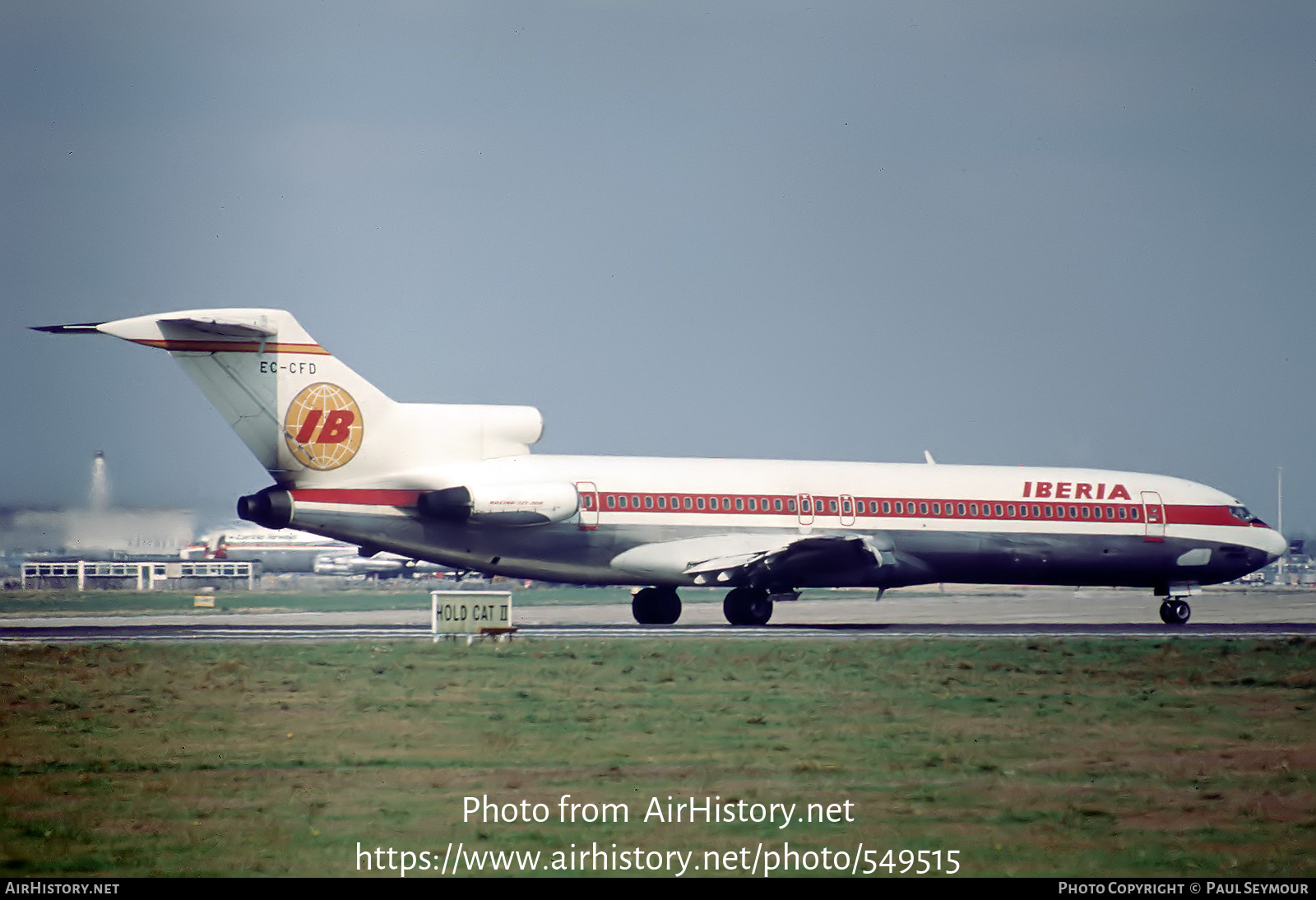 Aircraft Photo of EC-CFD | Boeing 727-256/Adv | Iberia | AirHistory.net #549515