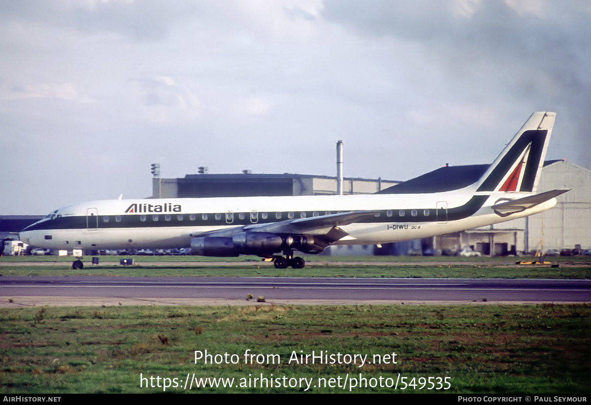 Aircraft Photo of I-DIWU | Douglas DC-8-43 | Alitalia | AirHistory.net #549535