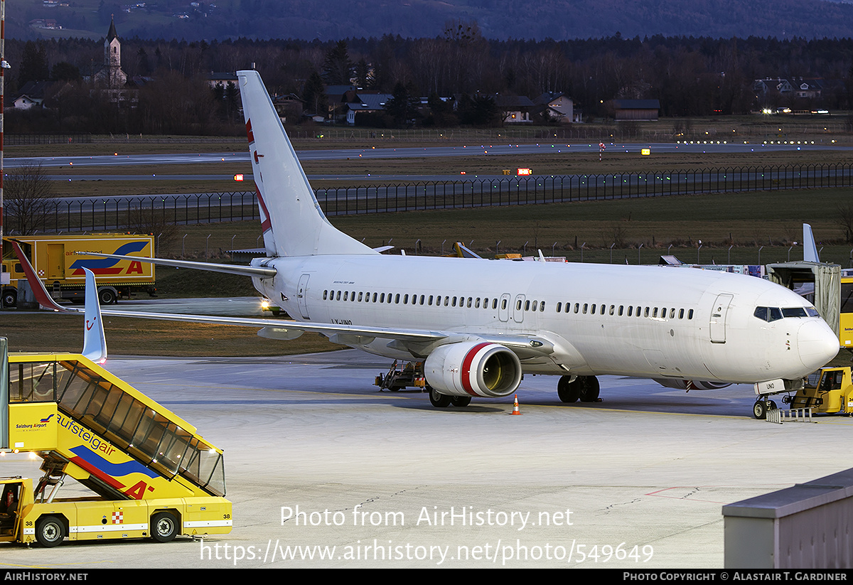 Aircraft Photo of LY-UNO | Boeing 737-8FE | AirHistory.net #549649