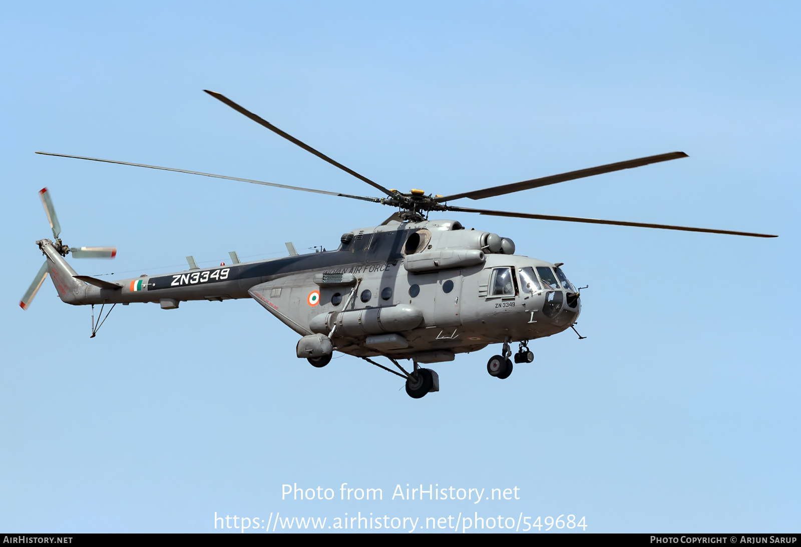 Aircraft Photo of ZN3349 | Mil Mi-17-1V | India - Air Force | AirHistory.net #549684