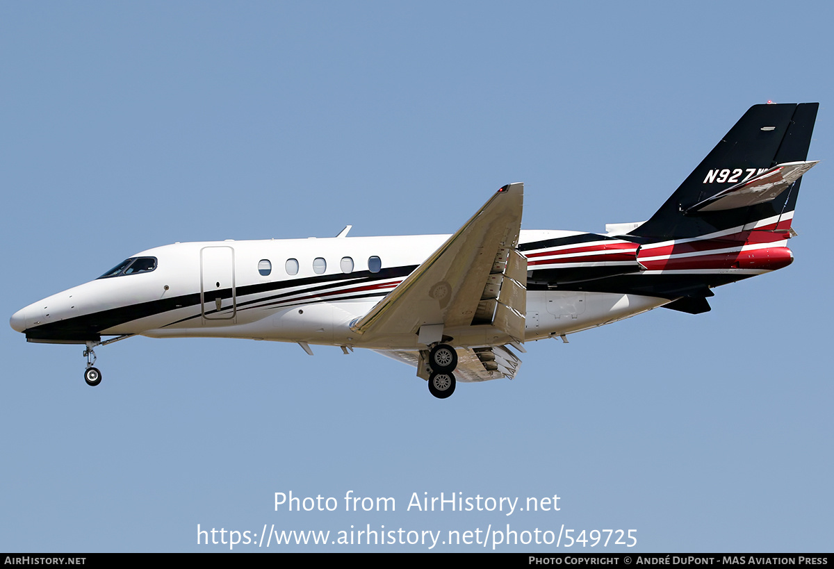 Aircraft Photo of N927WZ | Cessna 680A Citation Latitude | AirHistory.net #549725