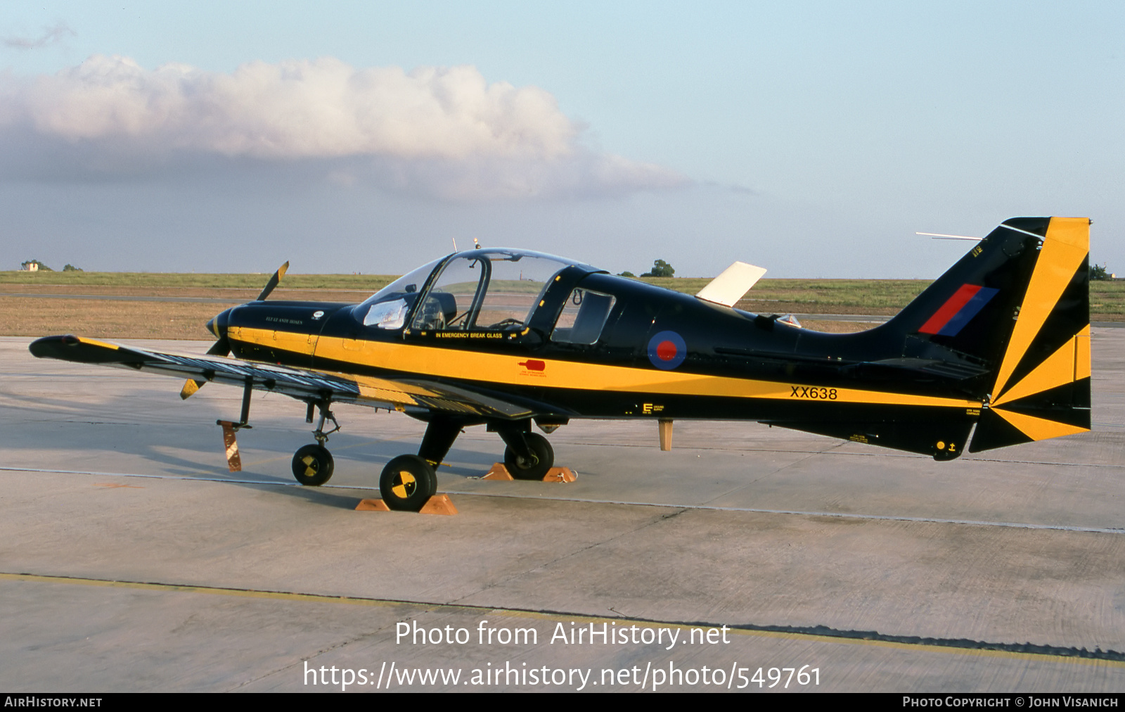 Aircraft Photo of XX638 | Scottish Aviation Bulldog T1 | UK - Air Force | AirHistory.net #549761