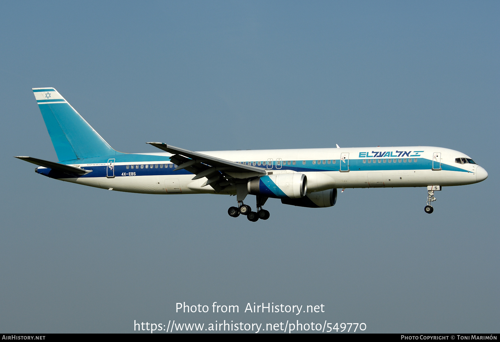 Aircraft Photo of 4X-EBS | Boeing 757-258 | El Al Israel Airlines | AirHistory.net #549770