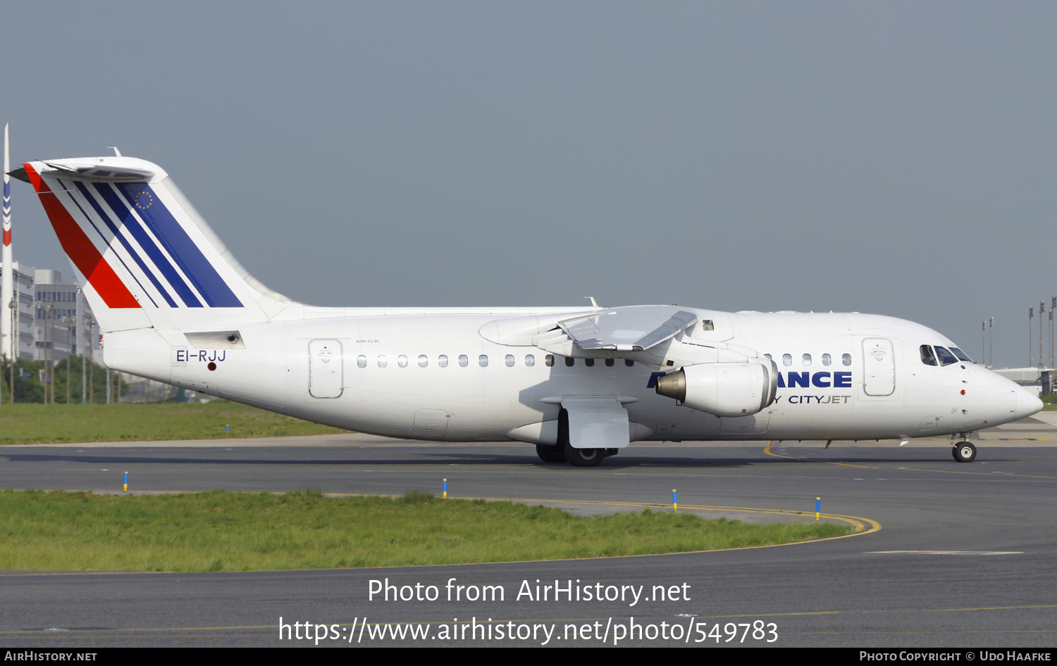 Aircraft Photo of EI-RJJ | British Aerospace Avro 146-RJ85 | Air France | AirHistory.net #549783