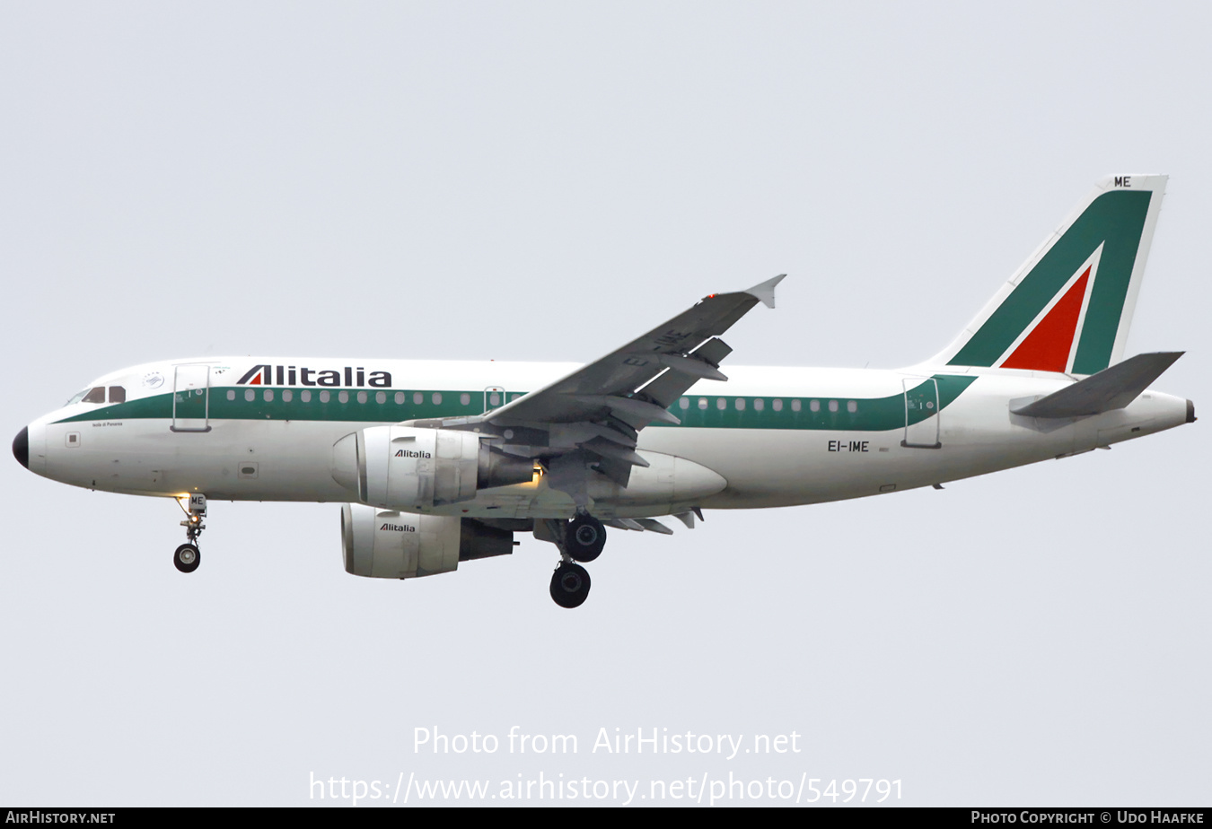 Aircraft Photo of EI-IME | Airbus A319-112 | Alitalia | AirHistory.net #549791