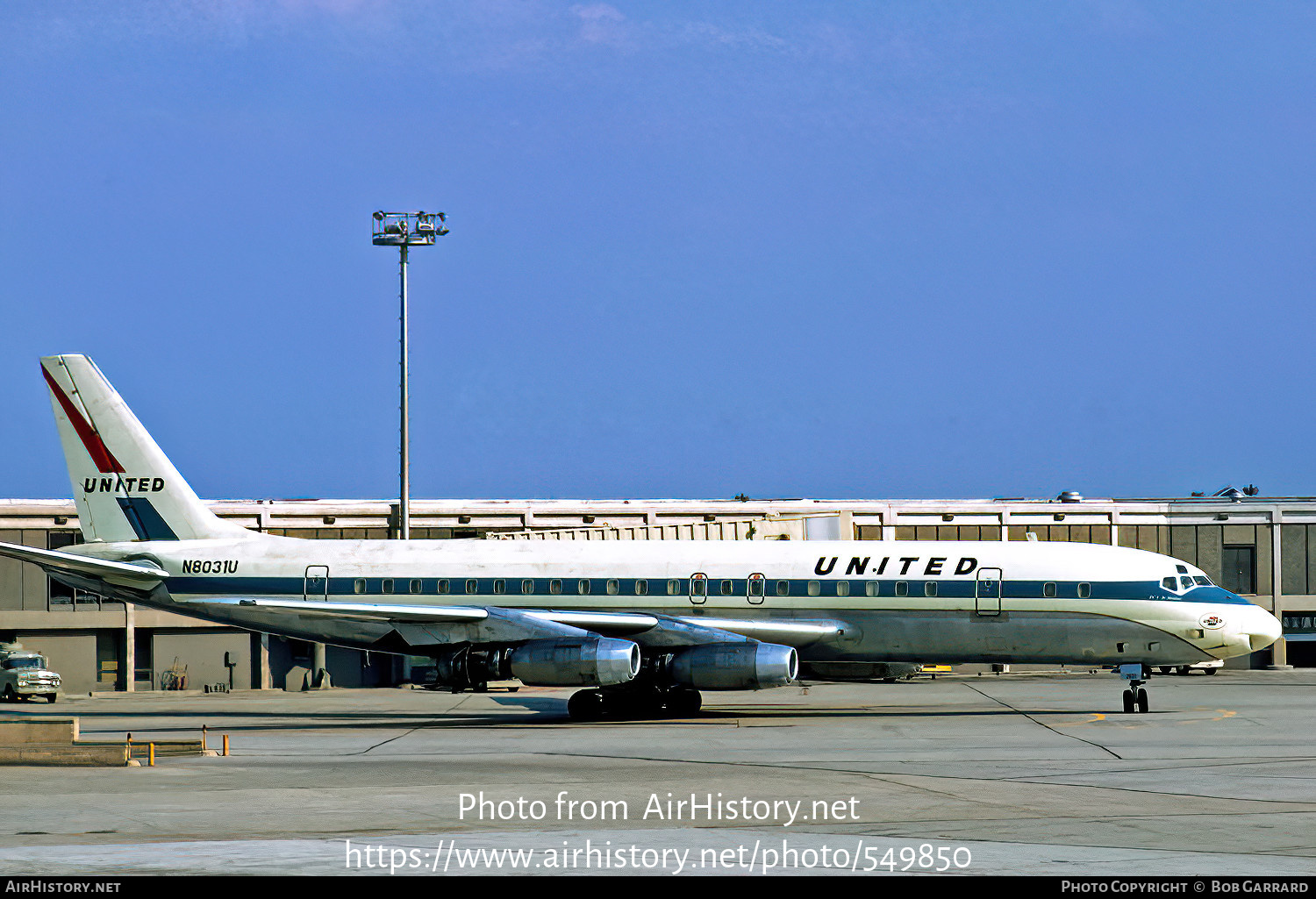 Aircraft Photo of N8031U | Douglas DC-8-21 | United Air Lines ...