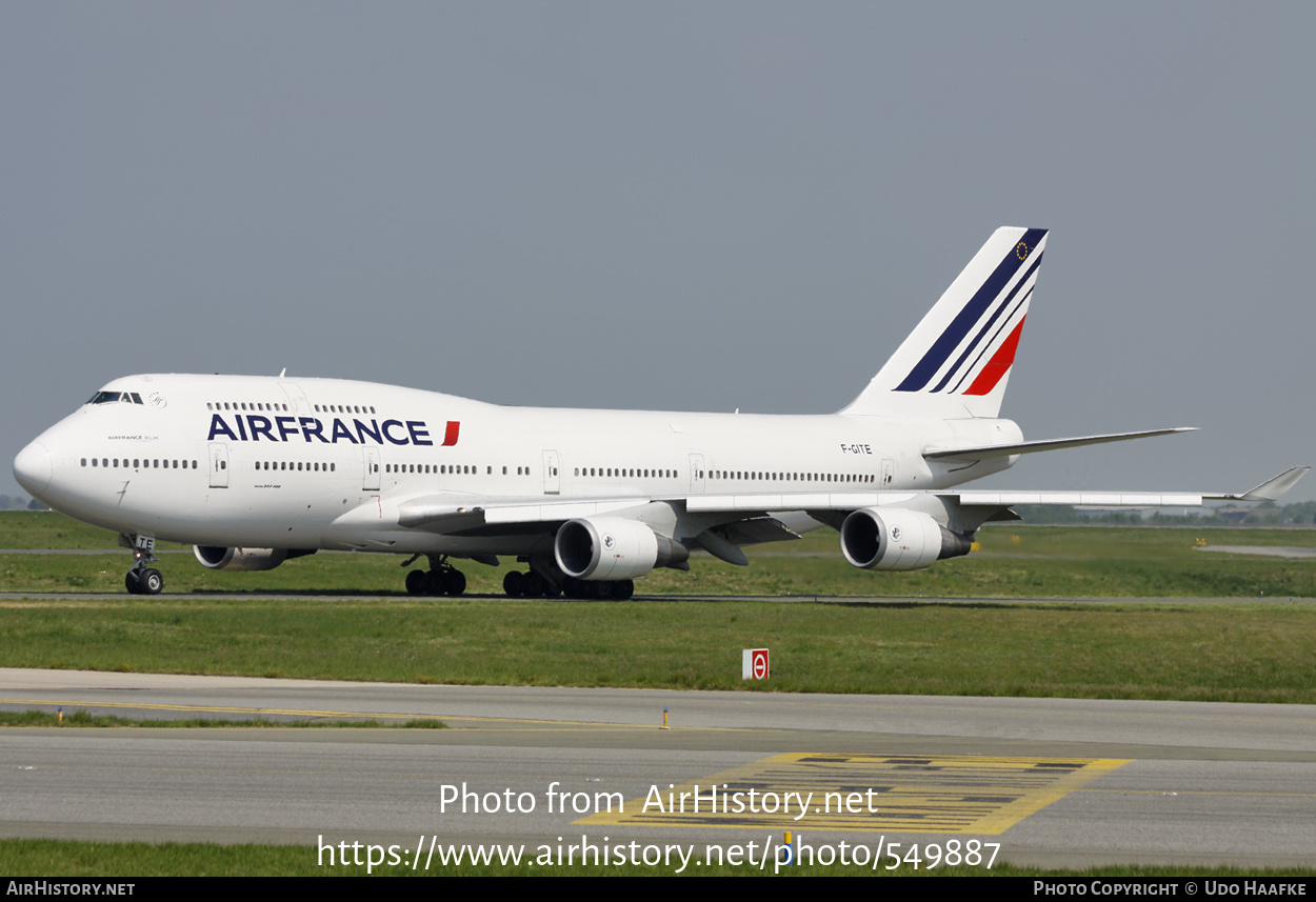 Aircraft Photo of F-GITE | Boeing 747-428 | Air France | AirHistory.net #549887