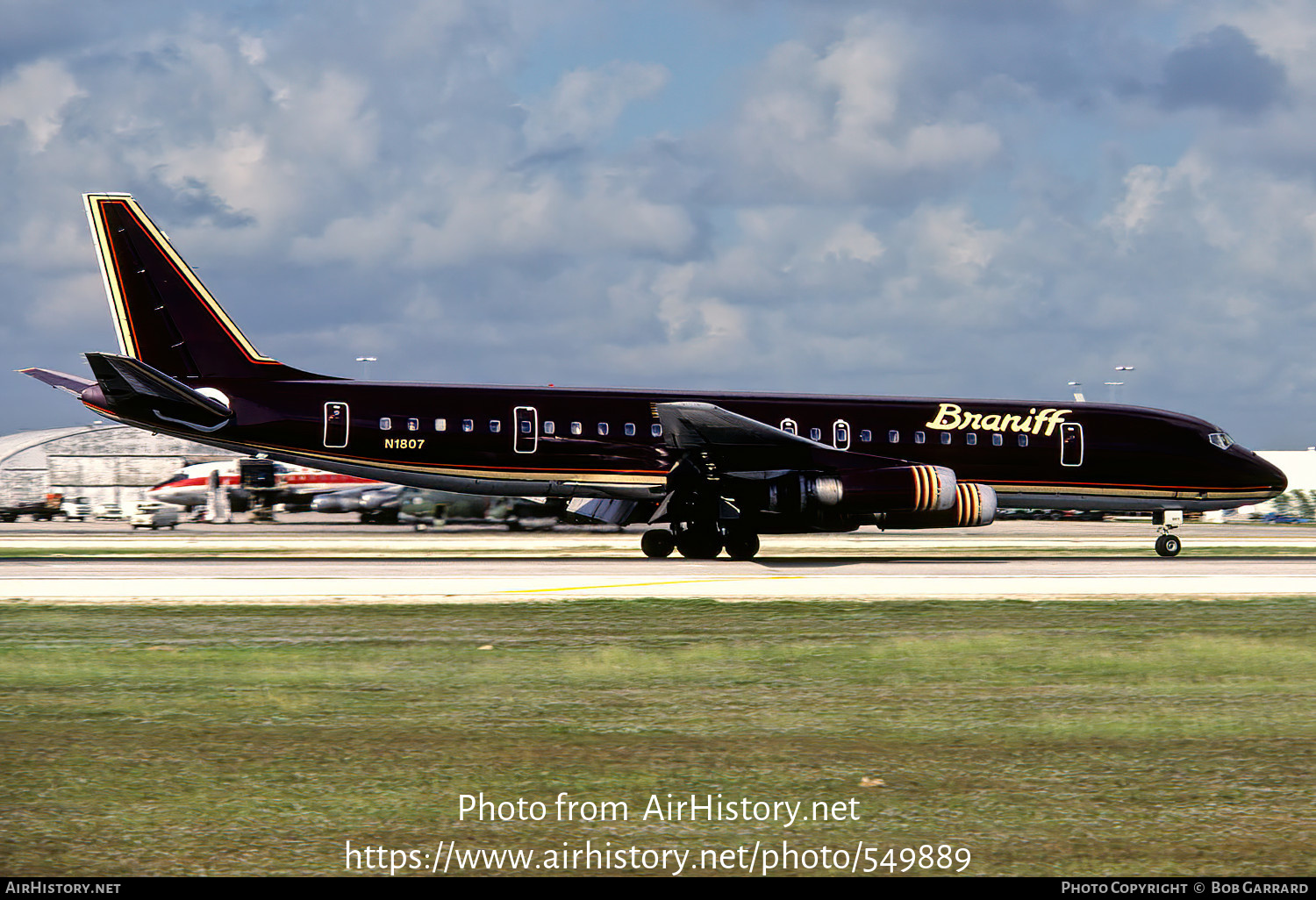 Aircraft Photo of N1807 | McDonnell Douglas DC-8-62CF | Braniff International Airways | AirHistory.net #549889