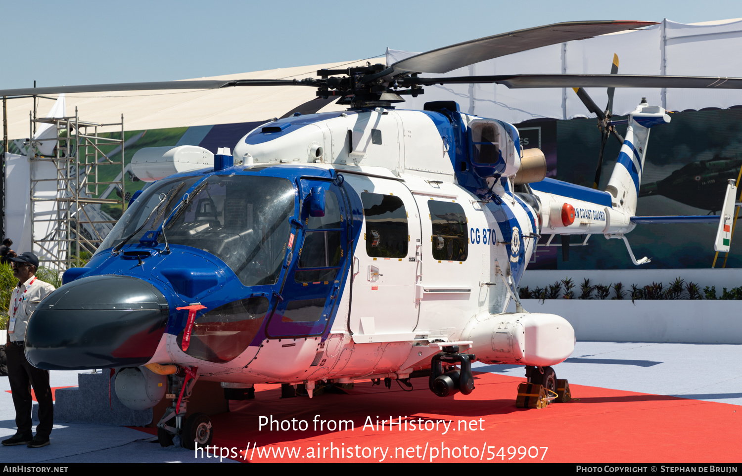 Aircraft Photo of CG870 | Hindustan ALH Dhruv Mk.III | India - Coast Guard | AirHistory.net #549907