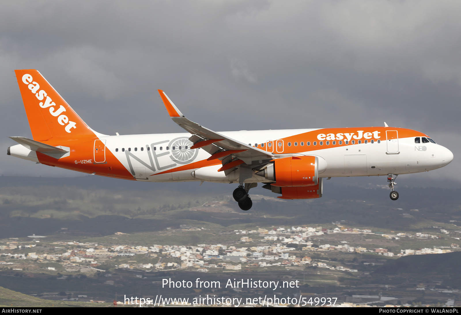 Aircraft Photo of G-UZHE | Airbus A320-251N | EasyJet | AirHistory.net #549937