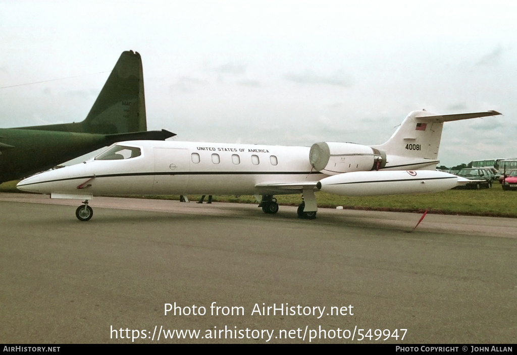 Aircraft Photo of 84-0081 / 40081 | Gates Learjet C-21A (35A) | USA - Air Force | AirHistory.net #549947