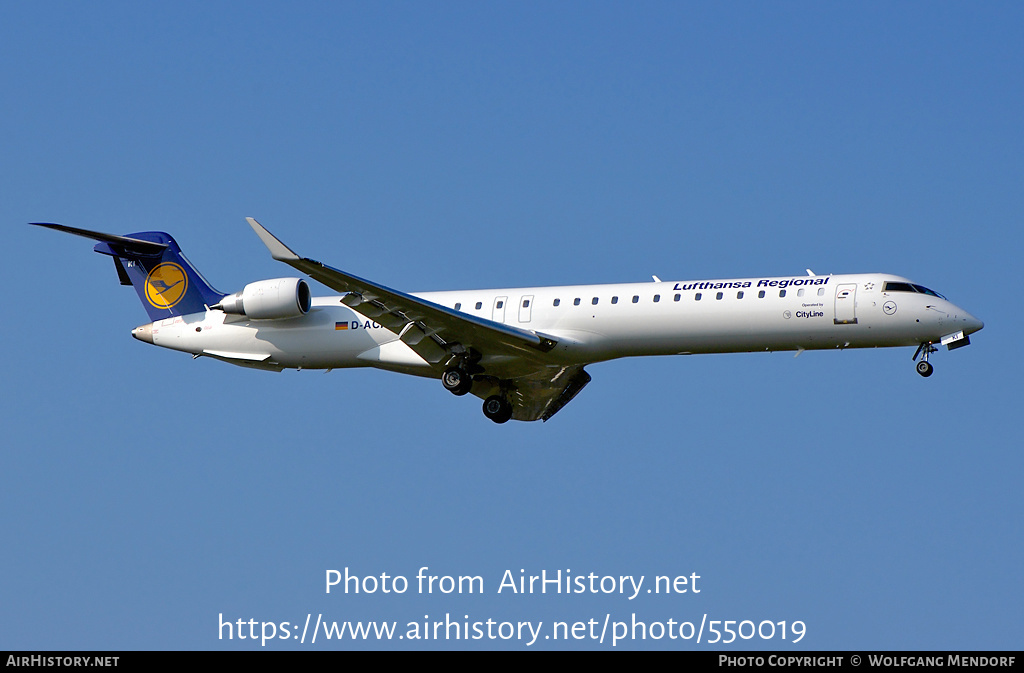 Aircraft Photo of D-ACKI | Bombardier CRJ-900LR (CL-600-2D24) | Lufthansa Regional | AirHistory.net #550019