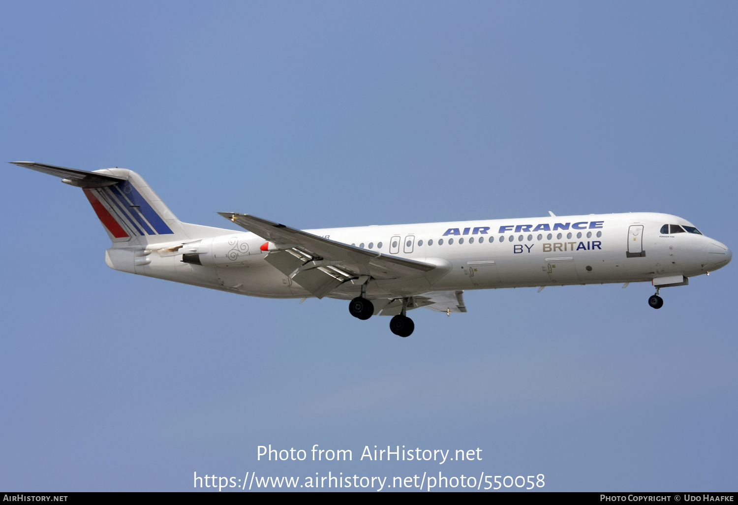 Aircraft Photo of F-GPXB | Fokker 100 (F28-0100) | Air France | AirHistory.net #550058