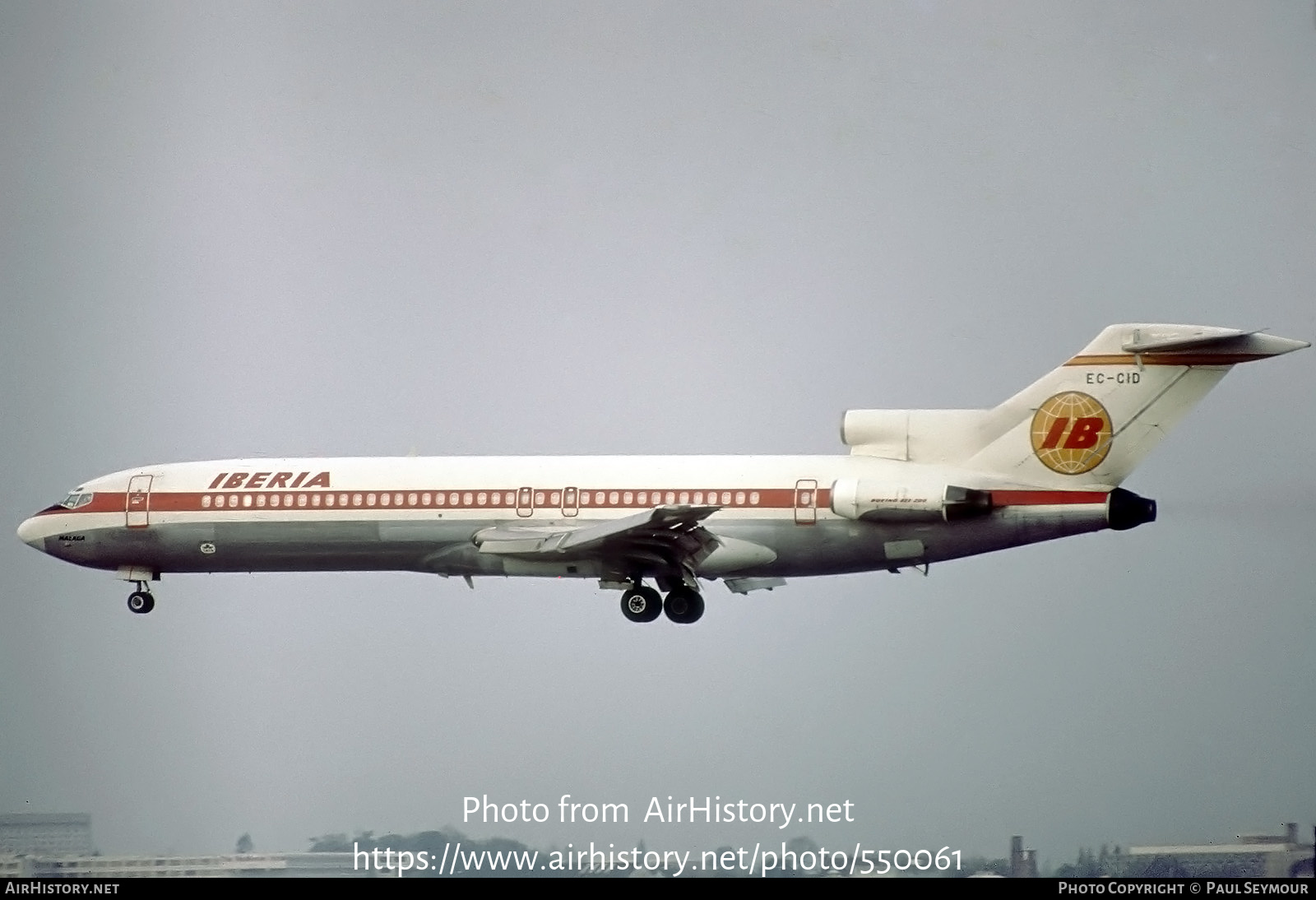 Aircraft Photo of EC-CID | Boeing 727-256/Adv | Iberia | AirHistory.net #550061