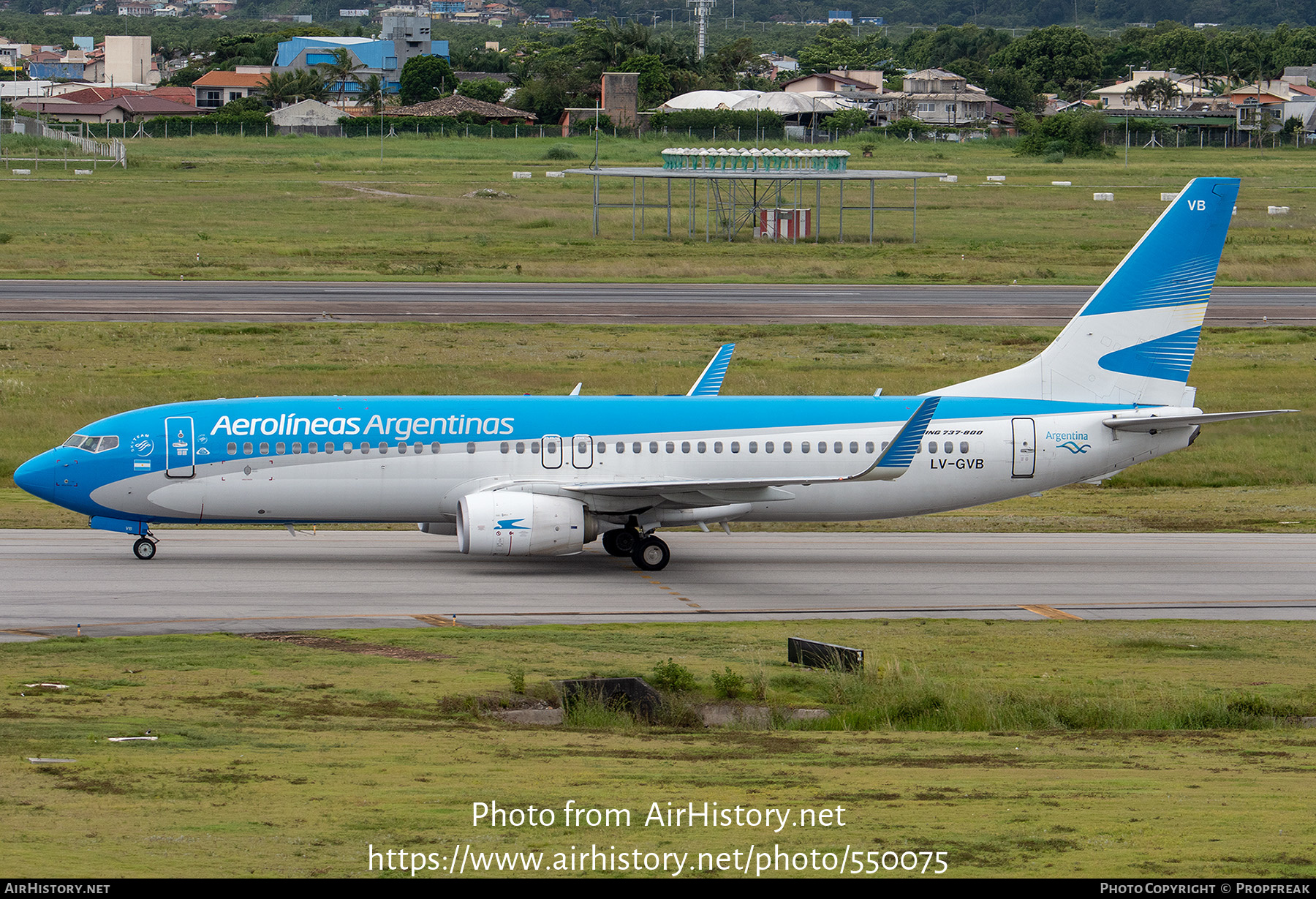 Aircraft Photo of LV-GVB | Boeing 737-800 | Aerolíneas Argentinas | AirHistory.net #550075