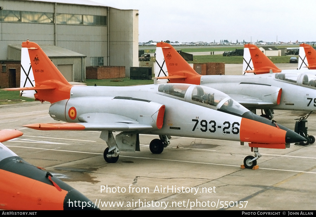 Aircraft Photo of E.25-26 | CASA C101EB Aviojet | Spain - Air Force | AirHistory.net #550157