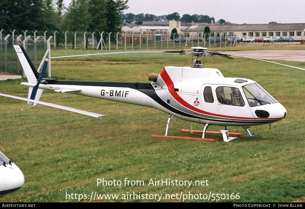 Aircraft Photo of G-BMIF | Aerospatiale AS-350B-1 Ecureuil | Mitsubishi Motors | AirHistory.net #550166